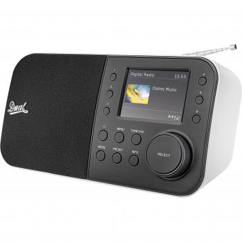 Dual DAB 55 Digitalradio – 8,1 cm Bildschirm, Kopfhöreranschluss, Festspeichertasten