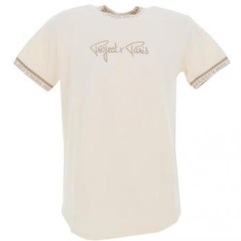 T-Shirt Project X Paris: 3D‑Stichlogo im Relief