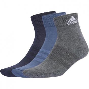 Calcetines adidas tobilleros cushioned 3 pares infantiles