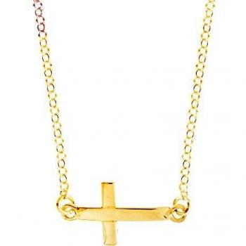 Gargantilla con Cruz Zury Oro Amarillo