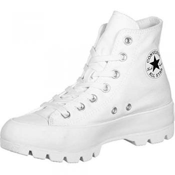 Converse Chuck Taylor All Star Hi White 565902C con suola spessa