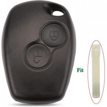 Bilchave 2 Buttons Remote Key Shell Case for Renault Laguna