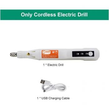 Adjustable Speed Mini Cordless Grinder Drill with Engraving Accessories