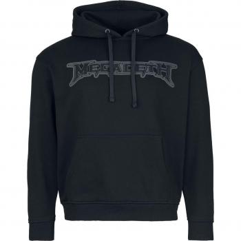 Megadeth Herren Kapuzenpullover mit Skull-Design, schwarz, L