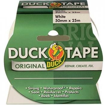 Duck Brand Duct Tape White 50mm x 25m