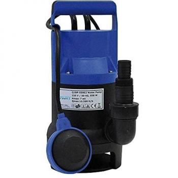 Elettropompa Sommergibile con Corpo in PVC, Potenza 750 Watt, Flusso 13000 Litri/H, HP 1,0, Nessun march
