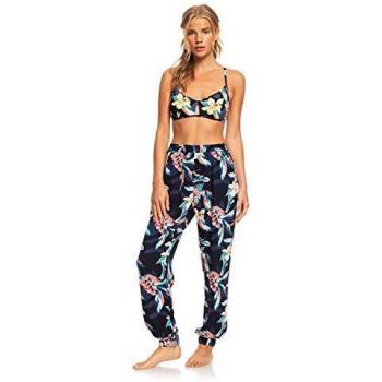 Roxy Easy Peasy Pantalón de playa elástico mujer Anthracite tropicoco talla L