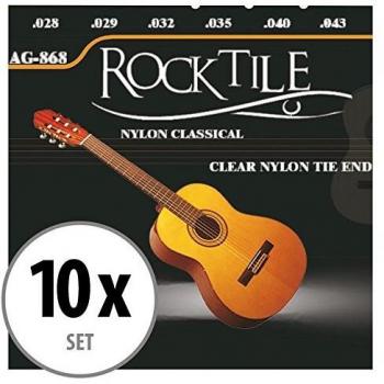Rocktile Guitare Classique Light‑Cord – Set de 10