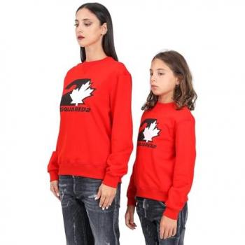 Felpa rossa con logo per bambino