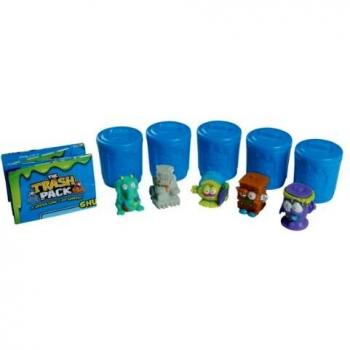 Tiere im Müll‑Karton 3 – 5 Figuren + 5 Tonnen (Giochi Preziosi 70680441)