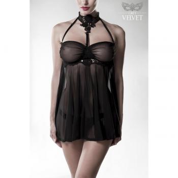 Transparentes langes Negligee von Grey Velvet