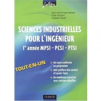 Sciences industrielles pour l'ingénieur 1e année MPSI-PCSI-PTSI