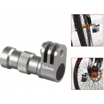 Fahrrad Rad-Hub-Stecker mit Drei-Zinken-Schnappmechanismus – geeignet für GoPro Hero 3/4, Xiaomi Yi & Sjcam