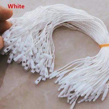 Attaches à boucle verrouillage à pression blanches, 100 pièces/lot, 8 pouces
