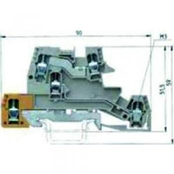 Wieland WKI 4 N-D-SL V0 Installationsklemme