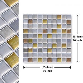 MosaicMaster 3D Removable Backsplash Vinyl Design