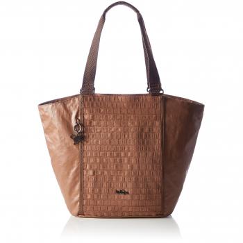 Damen-Stoffkoffer Kipling Eris Braun Tan-Weave 53 × 33,5 × 15,5 cm