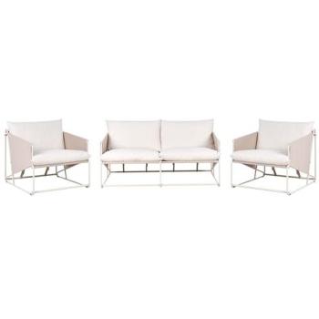 Completo Lounge Oversize – Divano e 2 Sedie Rustiche