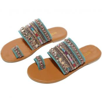 Chancletas Hechas a Mano Estilo Boho