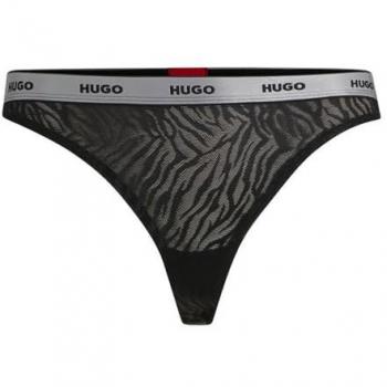 Coffret Hugo Boss BrassiÃ¨re et String Dentelle Noir XL