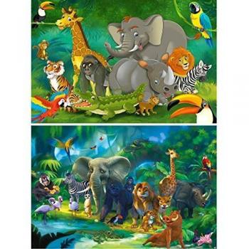 Oversized Art Animal Prints Set
