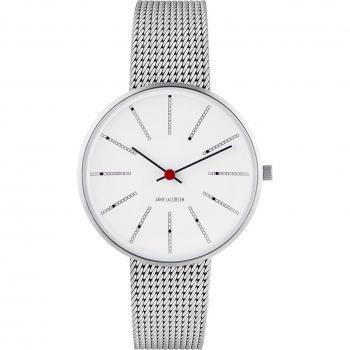 Arne Jacobsen Serenity 34mm Silver Mesh Timepiece