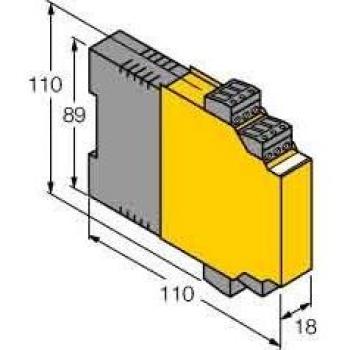 Turck IM Aislador Galvánico 1 Canal HART 24V DC