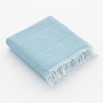 Fouta De Playa Azul Tacto Suave