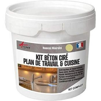 Spüle und Fußboden Beton Kit