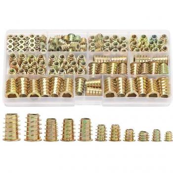 Juego de Tuercas y Pernos Hexagonales con Rosca Métrica M4 a M10 (138 piezas)