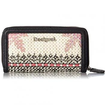 Billetera Desigual MONE 20 cm Double Zip Floral