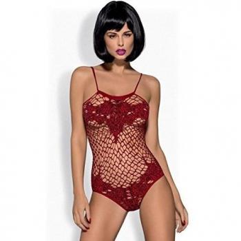 Obsessive B218 Teddy Body – Glänzend Gemustert, Geblümt & Perfekt Passend
