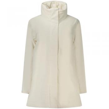K-Way White Women's Waterproof Nylon Jacket (M)