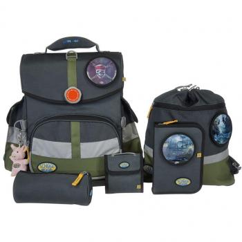 Pirat‑Rucksack‑Set Timeless – 7 Teile, Schwarz, 98708