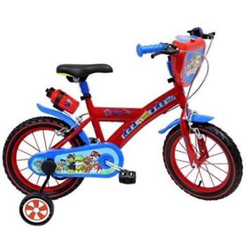 Bicicletta per Principianti Paw Patrol con Rotelle da 14