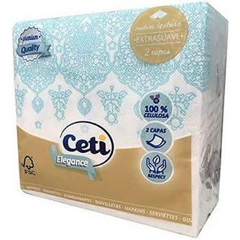 Ultra-Douces Serviettes Ceti 33x33 cm – Pack de 50