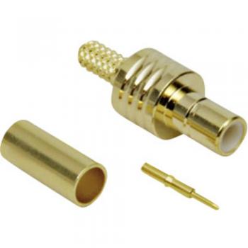 BKL Electronic SMB-Steckverbinder gerade, 50 Ohm, vergoldete Kontakte, 1 Stück