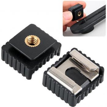 1pcs SC-6 Cold Shoe to 1/4 Adapter