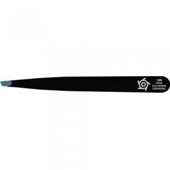 Pfeilring INOX Pinzette, rostfrei, schwarz matt, 9,7 cm