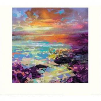 Poster Scott Naismith 40 cm x 40 cm con cornice nera