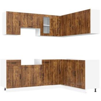 VidaXL 11 Piece Engineered Wood Kitchen Cabinet Set