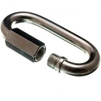 Premium Quality Quick Link Chain Repair Shackle 7/16 BZP Zinc Plated Steel (Pack of 200)