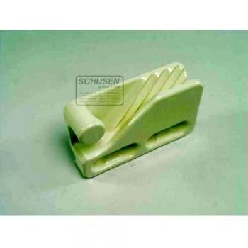 Clamcleat Angler Zubehör Schlaufenklammer 8-12 mm Weiß