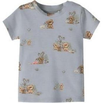 NAME IT T-Shirt 13215768 Grau Regular Fit