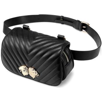 LOVEVOOK sac bandoulière Femme – Élégance noire avec motif lion