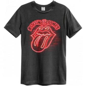 T-shirt Neon Rolling Stones Unisex Carbone