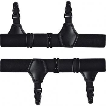 Porte-jarretelles réglables noirs