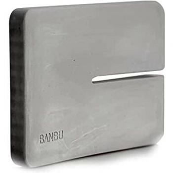 Distributeur de savon gris en pierre minérale Banbu
