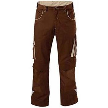 Pantaloni di lavoro Fortis con cintura vita marrone/beige 30