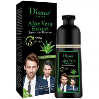Huile d’Argan + Aloe Vera: Shampoing Marron 400 ml
